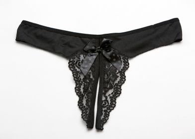 Panty Spandex W/box Accent Black - Os