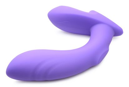 10x G-Tap Tapping Silicone G-Spot Vibrator -  Purple