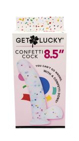 Get Lucky Confetti Cock - 8.5 Inch