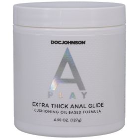 A-Play - Extra Thick Anal Glide - Cushioning Oil-Based Formula - 4.5 Fl. Oz. - Bulk