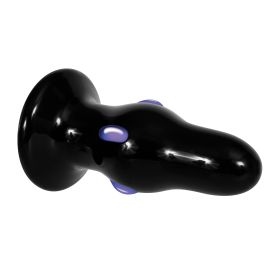 Rear Rocker Vibrating Glass Anal Plug