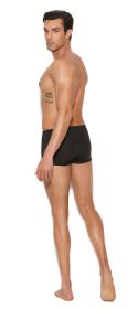 Men's Lycra Boxer Brief - Large/xlarge - Black