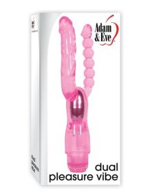 Adam and Eve Dual Pleasure Vibrator - Pink