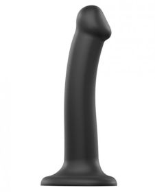 Strap On Me Silicone Bendable Dildo Medium Black