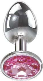 Pink Gem Anal Plug Medium