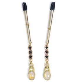 Tweezer Nipple Clamps With Fancy Drop Stones