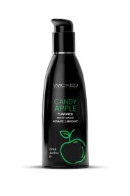 Aqua Flavored Water Based Intimate  Lubricant (Flavor: Candy Apple, size: 2oz)