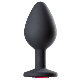 Cloud 9 Novelties Gems Jeweled Silicone Anal Plug (size: medium)