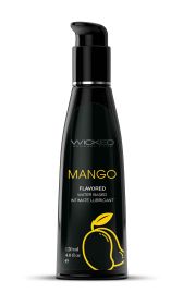 Aqua Flavored Water Based Intimate  Lubricant (Flavor: Mango, size: 4oz)