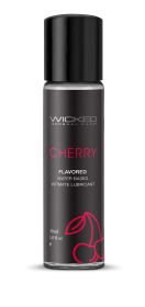 Aqua Flavored Water Based Intimate  Lubricant (Flavor: Cherry, size: 1oz)