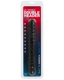 Jr. Veined Double Header 12 Inches (Color: Black)