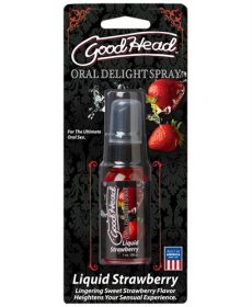 Good Head Oral Delight Spray (Flavor: Liquid Strawberry, size: 1oz)