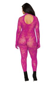 Bodystocking With Finger Gloves -  Azalea (size: Queen Size)