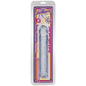 Crystal Jellies Classic Dong (Color: Clear, size: 10in)