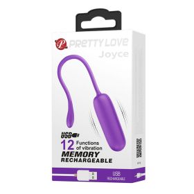 Pretty Love Joyce Vibrating Egg (Color: Purple)