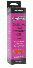 Goodhead - Warming Oral Delight Gel (Flavor: Watermelon, size: 4oz)