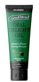 Good Head Oral Delight Gel Tube (Flavor: Chocolate Mint, size: 4oz)