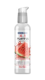 Swiss Navy 4-in-1 Playful Flavors (Flavor: Watermelon, size: 4oz)