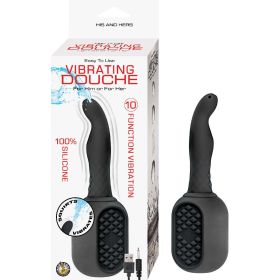 Vibrating Douche (Color: Black)