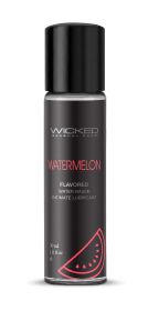 Aqua Flavored Water Based Intimate  Lubricant (Flavor: Watermelon, size: 1oz)