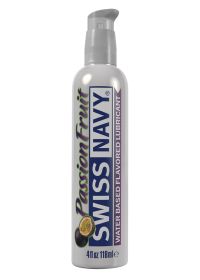 Swiss Navy Flavors Water Based Lubricant - 4 Fl. Oz. (Flavor: Passion Fruit)