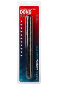 Double Header 18 Inches Veined (Color: Black)