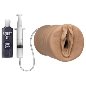 Squirt It - Squirting Pussy Stroker With Joy Juice (Flavor: Caramel)