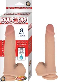 Realcocks Self Lubricating Dong - Flesh (size: 8in)