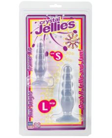 Crystal Jellies Anal Delight Trainer Kit (Color: Clear)