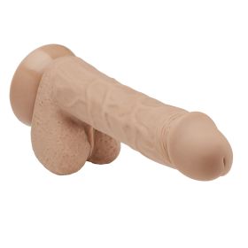 7 Inch Silicone Pro Odorless Dong (Color: Tan)