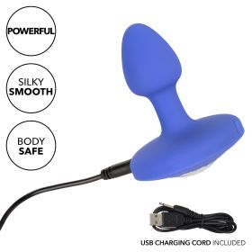 Cheeky Gems - Small Rechargeable Vibrating Probe - Vibrating Probe (Color: Blue)