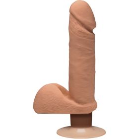 The D - Perfect D Vibrating (Color: Caramel, size: 7in)