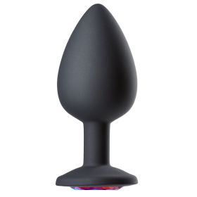 Cloud 9 Novelties Gems Jeweled Silicone Anal Plug (size: large)