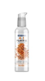 Swiss Navy 4-in-1 Playful Flavors (Flavor: Salted Caramel, size: 4oz)