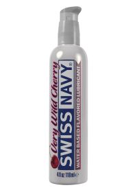 Swiss Navy Flavors Water Based Lubricant - 4 Fl. Oz. (Flavor: Wild Cherry)