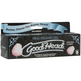 Good Head Oral Delight Gel (Flavor: Cotton Candy, size: 4oz)