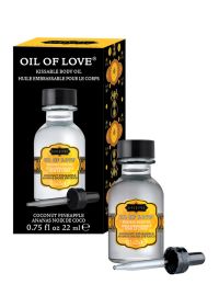 Oil of Love - 0.75 Fl. Oz. / 22 ml (Flavor: Coconut Pineapple)