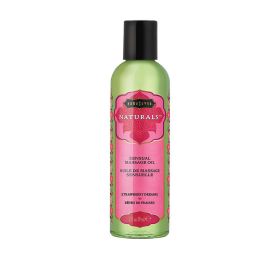 Naturals Massage Oil (Scent: Strawberry Divine, size: 2oz)