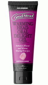 Goodhead - Warming Head Oral Delight Gel Tube (Flavor: Cotton Candy, size: 4oz)