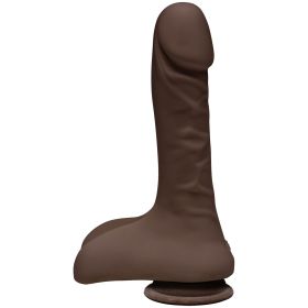 The D - Super D - With Balls (Color: Chocolate, size: 9in)