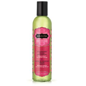 Naturals Massage Oil (Scent: Strawberry Divine, size: 8oz)