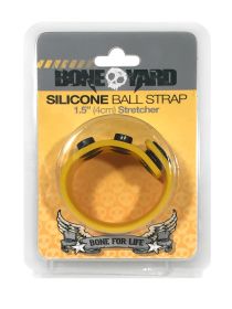 Boneyard Silicone Ball Strap 4cm Stretcher (Color: Yellow)