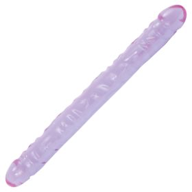 Crystal Jellies 18 Inch Double Dong (Color: Purple)