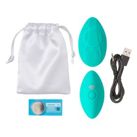 Cloud 9 Panty Pleasures Magnetic Panty Vibe (Color: Teal)